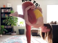 Alex Fleischel YOGA Teacher HOW TO Bowing Flamingo Ive