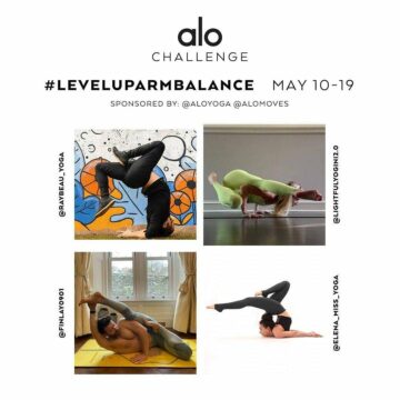 Elena Join us for the LEVELUPARMBALANCE yoga challenge from