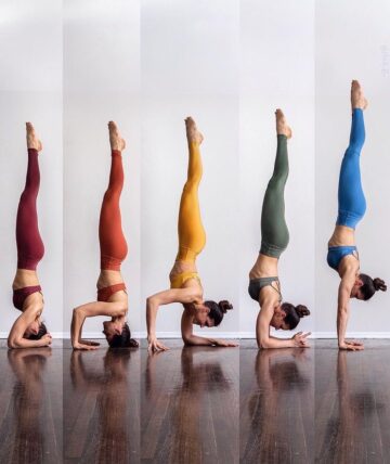 Halona Yoga Prep poses for inversions Bas asagi duruslar