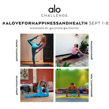 Im so excited for my 1st Alo Yoga Challenge
