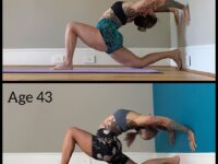 Jade Flexibility Coach Todays progress photo is a low lunge