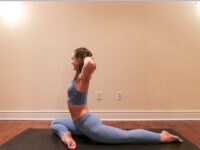 KIANA NG Yoga Handstands 4 PIGEON HIP MOBILITY