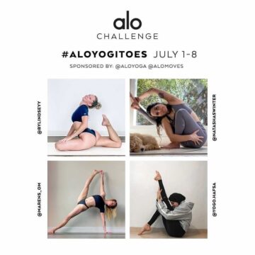 Lindsey New Challenge Announcement AloYogiToes July 1 8 Join us in