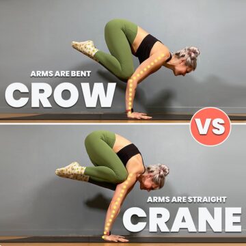 Liv Yoga Tutorials Crow vs Crane whats the