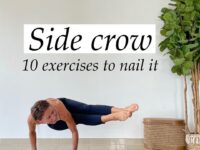 Marina Alexeeva YogaFitness 10 exercises for Side Crow •