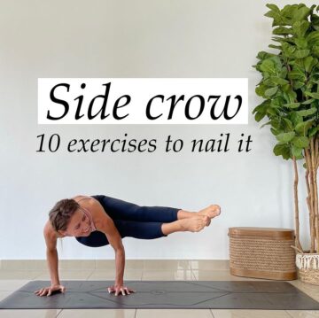 Marina Alexeeva YogaFitness 10 exercises for Side Crow •