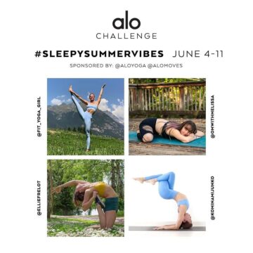 NEW YOGA CHALLENGE ANNOUNCEMENT SleepySummerVibes June 4 11 Slide into