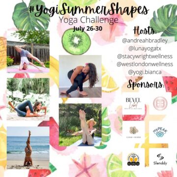 New Challenge Announcement YogiSummerShapes July 26 30 Were ready to