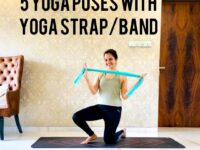 Nikki 5 Yoga Poses done with helps of Straps King