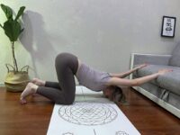 Olga Yoga 🧘‍♀️💜🕉️ Day 1x20e32x20e3 of BackMend with @cyogalife