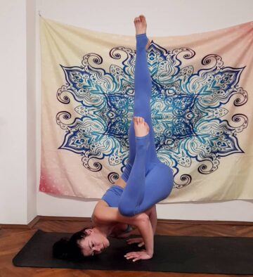 Petya I love yoga inversions who doesnt And as