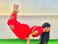 Rakhi Sharma Day 3 Which yoga pose makes you