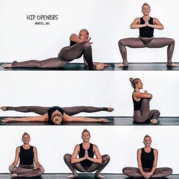 YOGA Hip opening yoga poses the more you practice the