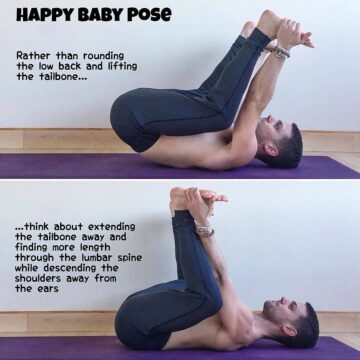 Yoga Alignment TutorialsTips @gregpember Tips for HappyBabyPose AnandaBalasana on @yogaalignment