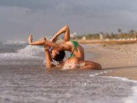 Yoga Certified Beach yoga @stephaniemarieotto • DM for a shoutout