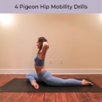 Yoga Daily Poses Follow @celineroyoff 4 PIGEON HIP MOBILITY DRILLS⁠⠀