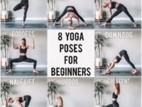 Yoga Daily Poses Follow @rosannayogi 8 YOGA POSES for BEGINNERS