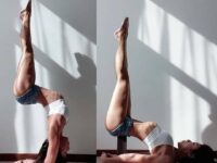 Yoga Flows Asanas Poses You can practice Hollowback in bridgepose