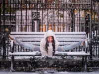 Yoga Goals by Alo @meliniseri playing in the snow @aloyoga
