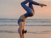Yoga Handstands Drills That golden light tho @beyondyoga