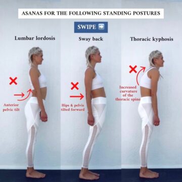 Yoga Photo by @miriamindries ⠀ Asanas to help correct posture