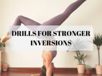 Yoga Practice Video by @giuliacroyoga ⠀ DRILLS FOR STRONGER INVERSIONS