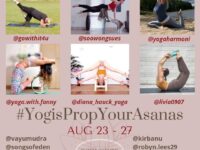 livia New Challenge Announcement YogisPropYourAsanas Aug 23rd to 27th