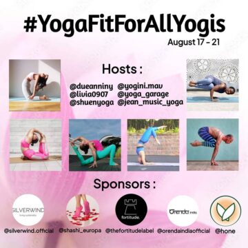 livia ☉New Yoga Challenge Announcement☉ August 17 21 YogaFitForAllYogis Why