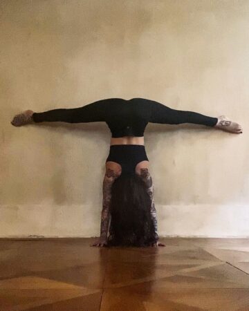 ॐ Helena Strive for progress not perfection ॐ yoga yogaeverydamnday
