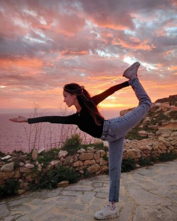 @ Yoga Friends Reposted from @elaine cutajar Yesterdays sunset was magical