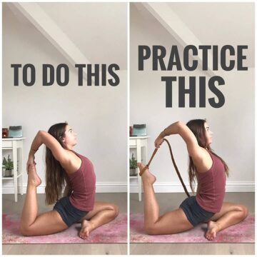 @ch3rlieflow How to EkaPadaRajakapotasana OneLeggedKingPigeon Pose on @yog