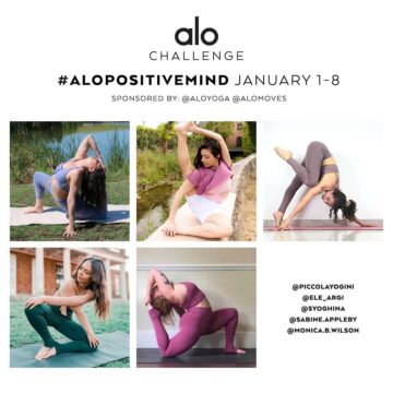ALO challenge announcement Join us for ALOpositivemind from January