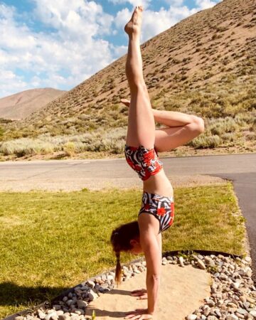 Amiarie Yoga Inversions I had to go with handstand