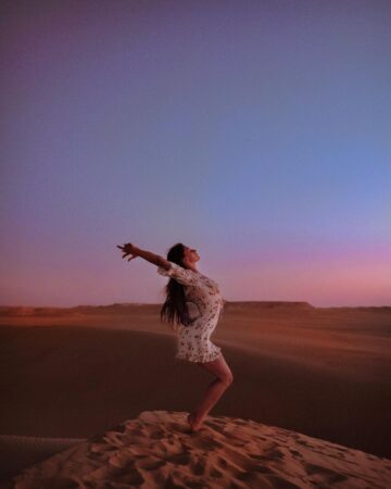 Amina Taha Through the sand dunes of Siwa hands down