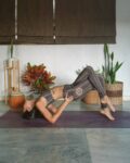 April Yoga Journey Fish pose for day 2 of