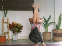 April Yoga Journey ᴡᴀɴɪɴɢ ᴄʀᴇꜱᴄᴇɴᴛ ᴍᴏᴏɴ Meditating in Padma