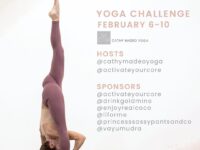 Cathy Madeo Yoga CHALLENGE ANNOUNCEMENT activateyourflexibility February 6 10 Do you