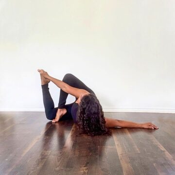 Chelli Fuentes Allison Had to jump into todays triyouryoga with