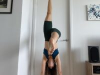 Cheryl NYC Yoga Teacher Handstand practice Ive been practicing