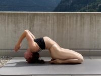Corina Day 6 reclined backbends fishposevariation Yoga Challenge Announcement Augu