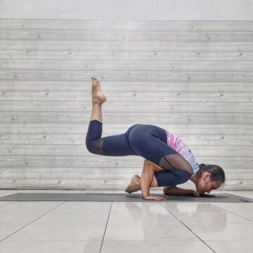 Day 14 FunkyYogaPractice with @cyogalife FunkyFlyingLizard or UtthanPristhas
