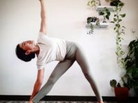 Dewi Hapsari Day 3 of YogisSalutingTheMoon yoga challenge Representationally the