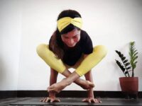Dewi Hapsari Day 4 BEEautifulyogis yoga challenge Aug 9 13 insectpose