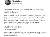 ELLEN Yoga Meditation Whats on your heart these