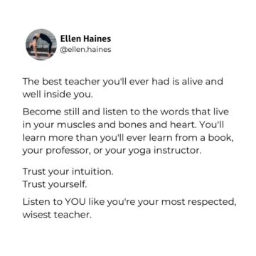 ELLEN Yoga Meditation Whats on your heart these