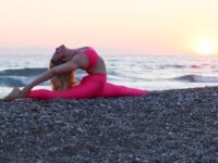 Ebru Yoga Teacher Happiness is in doing not
