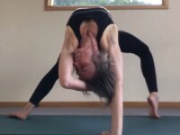 Gabrielle Edwards Yoga This pose Like champagne for the soul