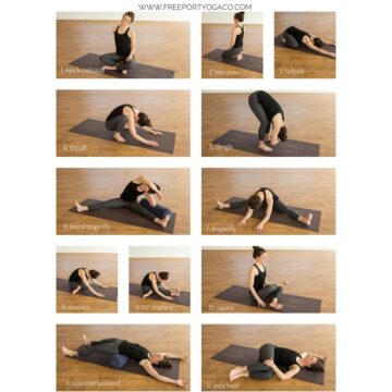 Halona Yoga Full body stretching yoga sequence Tüm vücut esneten