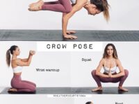 Halona Yoga Prep poses for crow Karga için hazirlik
