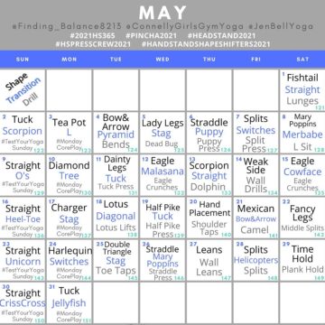 Jen Bell MS C IAYT E RYT500 𝐌𝐚𝐲 𝐈𝐧𝐯𝐞𝐫𝐬𝐢𝐨𝐧𝐬 This months calendar